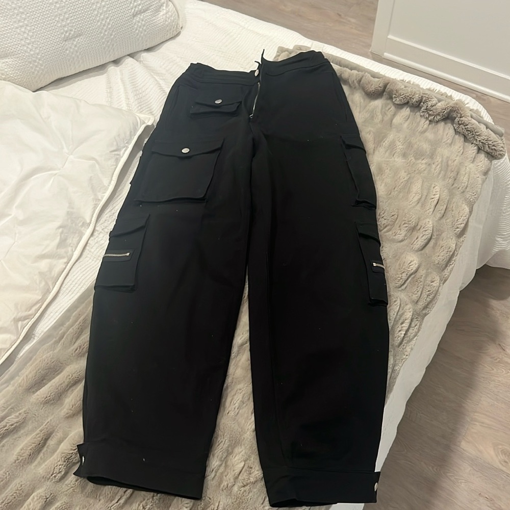 EB Denim Cargo Black Cargo Pants